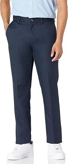 Men's Slim-Fit Flat-Front Dress Pant