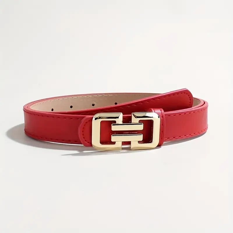 Women'S Fashion Waist Accessory with Decorative Buckle