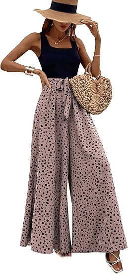 Women's Jumpsuits Dressy Casual Summer Loose Wide Leg Tank Top Jumpsuit with Belt