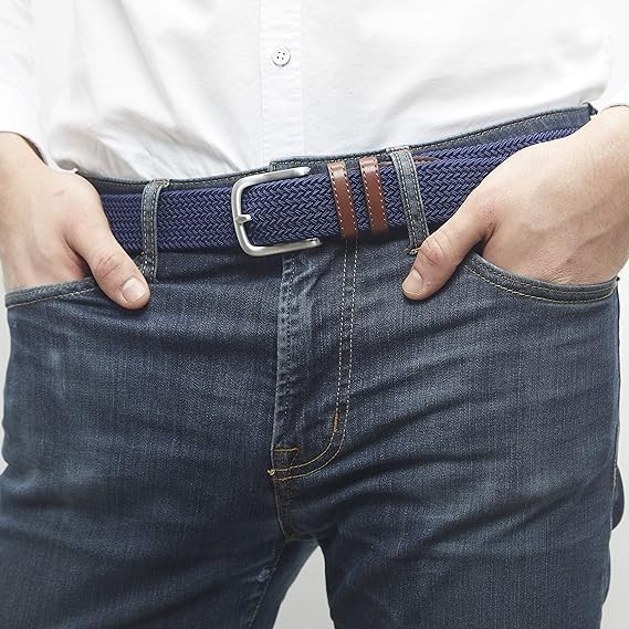 Men's Stretch Woven Braid Belt