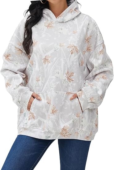 Hoodie For Men Women Long Sleeve Drop Shoulder Oversized Hooded Sweatshirt Pullover With Pocket