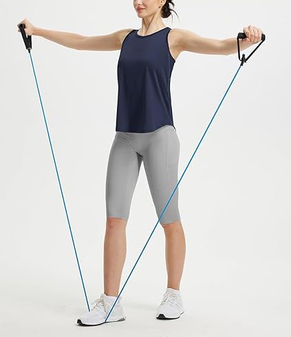 Women's Workout Tops Sleeveless Running Athletic Shirts Tank Tops Racerback Quick Dry UPF 50+