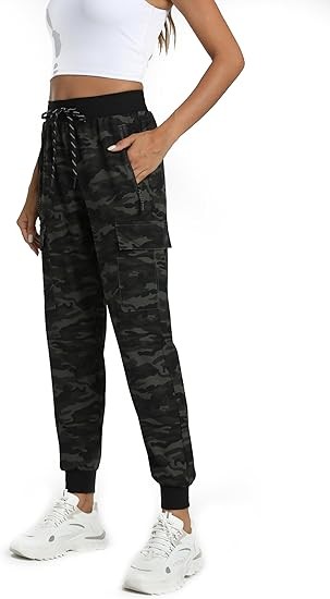 Womens Cargo Pants with Pockets-Lightweight Quick Dry Waterproof Hiking Pants for Travel Casual Athletic and Outdoor